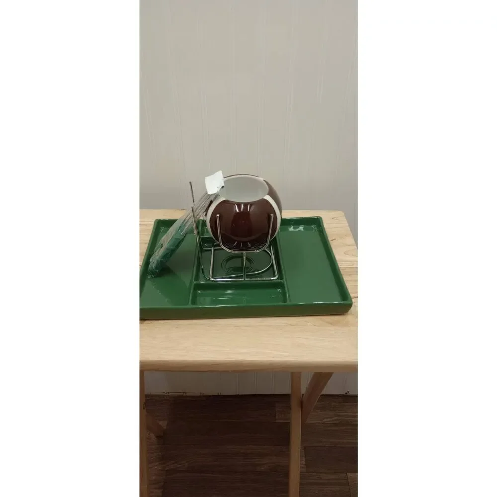 Trudeau football fondue set, game day, food, fondue new unused